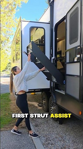 RV Entry Upgrades Better Stability- Strut Assist Steps & Telescoping Rail [ ‪@MORryde‬ partner ]