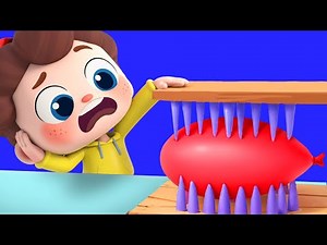 Playing with Balloons | Balloon Pop Song | Educational | Nursery Rhymes & Kids Songs | BabyBus