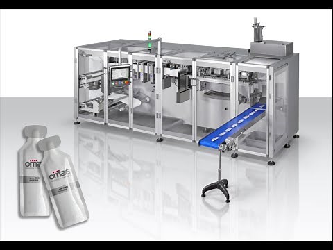 Omag horizontal packaging machine for shaped doy-pack