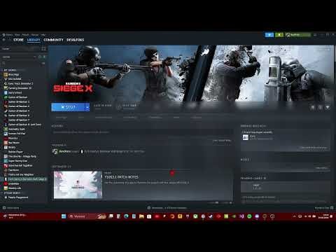 Rainbow six siege on steam i need help i can't start it