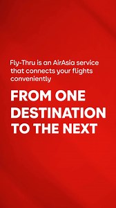 Layover but make it effortless! Fly-Thru with AirAsia to over 130 destinations, smooth and hassle-free. Book now! | Fly AirAsia
