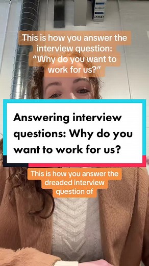 So, why do you want to work for us? 🤔 Answers here ➡️ #careercoach #interviewtips #interviewquestions #interviewprep #interviewskills