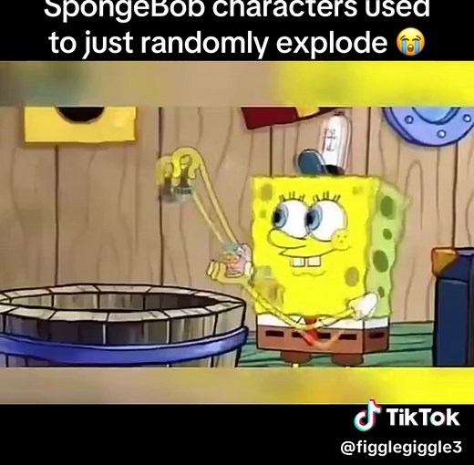 Bro why in the old SpongeBob everyone just explodes #funny #spongebob #fyp #foryoupage #meme