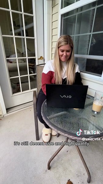 💡 Simplify your tech setup with Vaio! It's compact and high-quality, making it the perfect choice for anyone on the go. #BestLaptop #CollegeLaptop #TechTok #Tech #Vaio #WFHEssentials
