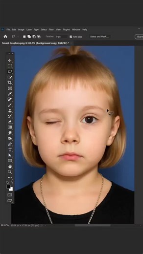 SEBA CLOUD on Instagram: "One Eye Closed? No Problem! Photoshop Can Fix It 👁️ #sebacloud #reels #Photoshop #instareels #reelstab #explore #contentgrowth #photoediting #photoshoptricks #viralreels 🎥 credit @ Smart Graphics"