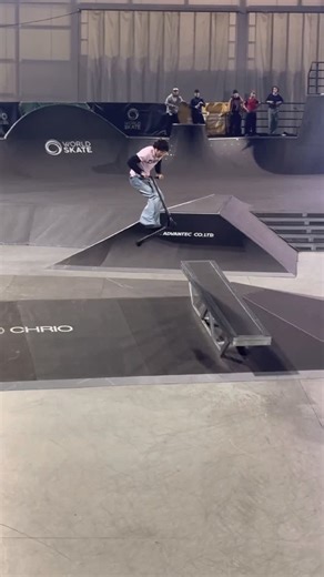 Envy Scooters on Instagram: "@kaiimartinn currently sitting on top of the leader board as we head into the finals for @worldskateofficial Japan 🇯🇵👏 @jonathanperroni will also be joining him in the finals. #EnvyScooters #BluntScooters #BluntandEnvy #Scootering #WorldChampionships #Competition #Street"