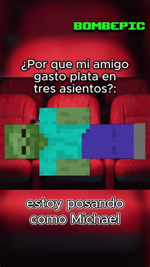 ¿Por que gastar dinero en tres asientos para la pelicula de Michael | #minecraft #shorts