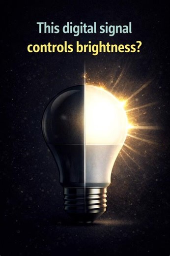 How Can 0 & 1 Control Brightness? 🤯 | PWM Basics #microcontrollerbasics