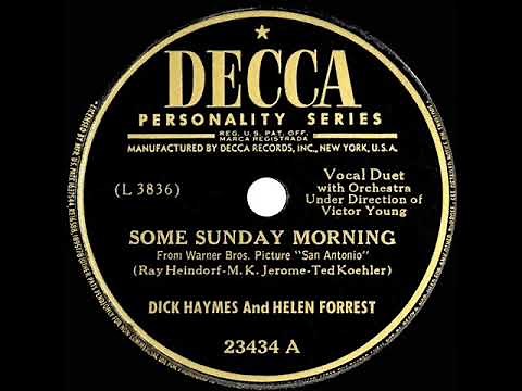 1945 OSCAR-NOMINATED SONG: Some Sunday Morning - Dick Haymes & Helen Forrest