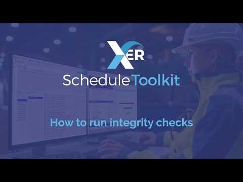 How to run integrity checks