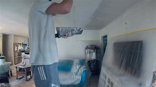 🍿 Popcorn Ceiling Removal 🍿 Final skim coat. KD Drywall N Paint LLC 📞 302-364-2044 🌐 kddrywallnpaint.com 📜DE Lic. 2022706335 #drywall #drywallrepair #kddrywallnpaint | KD Drywall N Paint LLC