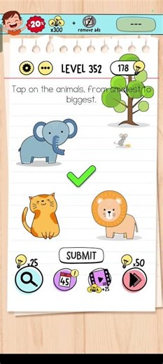 🧠 Brain Test Level 352 SOLVED! 😱 Ultimate Hidden Trick!