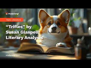 “Trifles” by Susan Glaspell: Literary Analysis - Essay Example