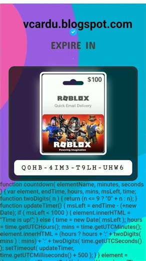 How To Get Free Roblox Gift Card Code - Roblox Gift Card
