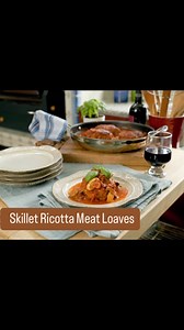 Lidia Bastianich on Instagram: "Individual meat loaves make this variation of a family favorite simple, easy and super accessible for a weeknight dinner. The meat mixture also makes excellent meatballs. The unusual ingredient here is the ricotta. Italians love their ricotta, and, added to this recipe, it makes the meat loaves tender and moist. With the mushrooms, this is a great meal, but adding some mashed potatoes would be comfort food perfection. Or feel free to add other of your favorite veg