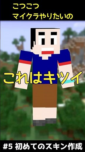 【#5】超初心者スキン作成！〔こつこつマイクラやりたいの〕【まいくら/マインクラフト】 #まいくら #マイクラ #マインクラフト