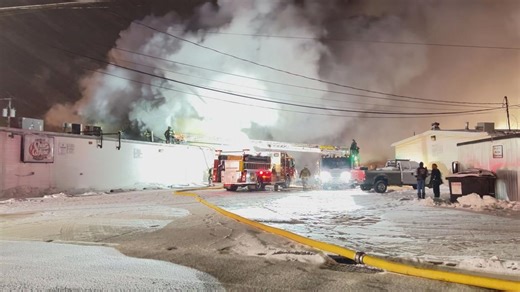 Multiple fire companies battle Wilson grocery store fire Tuesday night