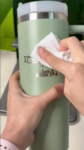 Let's Laser Engrave on A Metal Stanley Tumbler with xTool F1 ULTRA Fiber Laser！