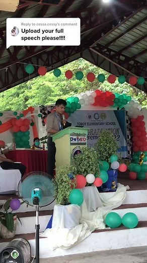 Graduation Speech in Tagalog: Masigasig sa mga Pangarap at Matatag sa mga Pagsubok (Part 1/2)