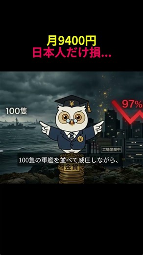 月9400円が消える理由、日本人だけ知らない
