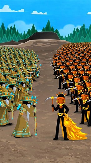 General Magis vs Lavish Miner Boss | Stick War Legacy #stickwar3 #short