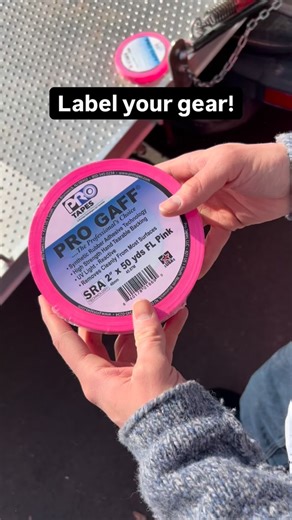 Tenzin Lazerson on Instagram: "I would be nowhere in my life without gaff tape! Thank you @protapes @filmtools #filmtools #progaff #gafftape #filmmaking #griptruck"