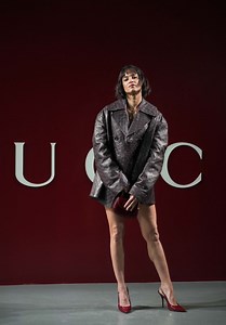 Sofia Boutella at Gucci Show During Milan Fashion Week 02/23/2024 • CelebMafia