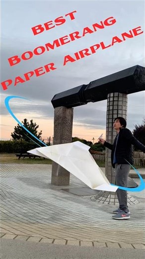 How to Make a Boomerang Paper Airplane (Returns Every Time!)