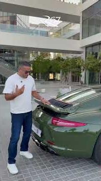 بورش 911 كاريرا 2013 بلون Olive Green، محرك 3.4 لتر، قير PDK وSport Exhaust. #r67 #automobile