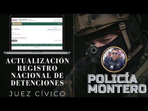 Registro Nacional de Detenciones | Faltas Administrativas | Juez Cívico - Centro de Detención