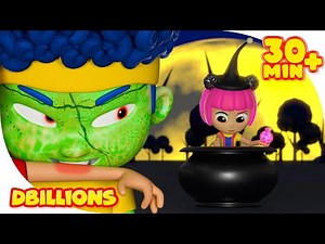 Zombie Dance with Cha-Cha & Friends | Mega Compilation | D Billions Kids Songs