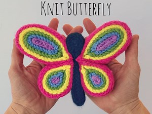Knit Butterfly Pattern: Beginner-friendly Wall Art/toy (PDF Pattern) - Etsy Australia