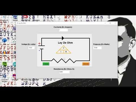 Proyecto De Programación - Ley De Ohm & Ley De Watt En Python Con Interfaz Gráfica (Tkinter)