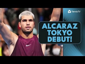 Carlos Alcaraz Makes Tokyo Debut vs Sebastian Baez | Tokyo 2025 Highlights