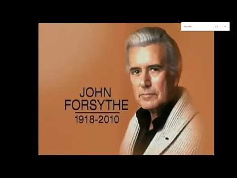 John Forsythe: News Report of His Death - April 1, 2010