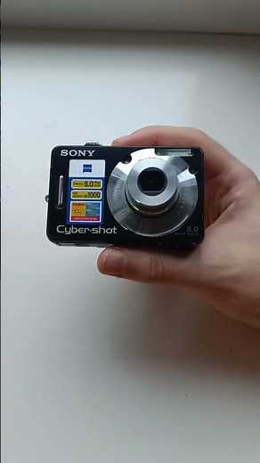 💥Camera Sony Cyber-shot DSC-W50 digital compact💥Canon Nikon Kodak💥Y2K Nostalgia 2000s Digicam Shorts