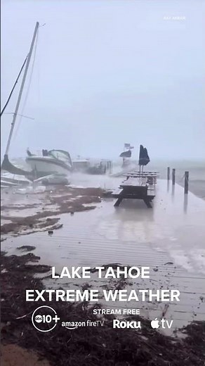 Lake Tahoe saw extreme weather this weekend #californianews