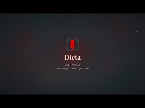 Dicta User Guide — Download, Install & Get Started