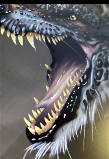 Wolf and Spinosaurus Concept Art