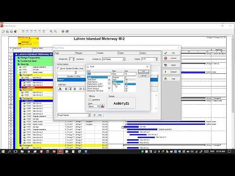 How to PRINT file to pdf in Primavera | add logo on HEADER|FOOTER | add company name on header