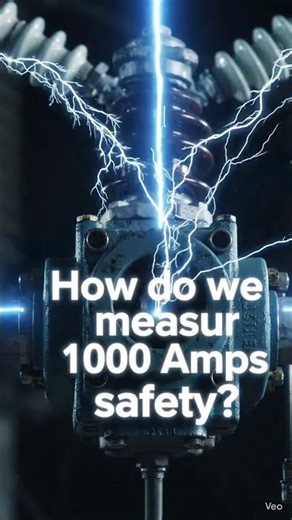 1000 Amps ⚡ How Do We Measure It Safely? | Current Transformer Explained #Shorts