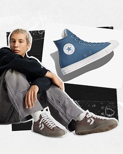 Chucks have always vibed with skateboarding—and skateboarders. These classics nod to that legacy with skate-inspired details. And just like the originals back in the day, they go with everything from ripped-up jeans to pleated chinos. Now available at Converse.co.za, selected Converse stores and Sportscene. | CONVERSE