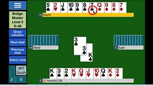 BBO 牌例训练2级（79）当你有两个困难，第一个困难也许正是第二个困难的解药