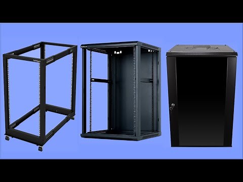 Network rack installation Assembly Instructions for 18U Network and Server Cabinet .rack