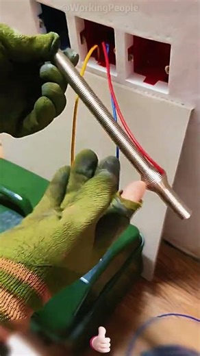 Practical Electrician Threading Auxiliary Tools ⚡🧵🔧! Fast, no knot, must-have for construction ✅💡