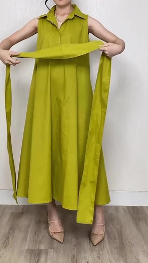 tutorial ikat obi belt #tutorial #obibelt #obibeltstyle #obibeltoutfit #dress #dresspanjang #dressmaxi #dresskerah #dresswanita #fyp