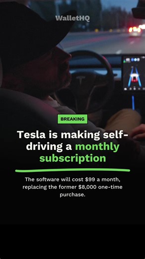 Tesla Changes Full Self-Driving to Subscription Model