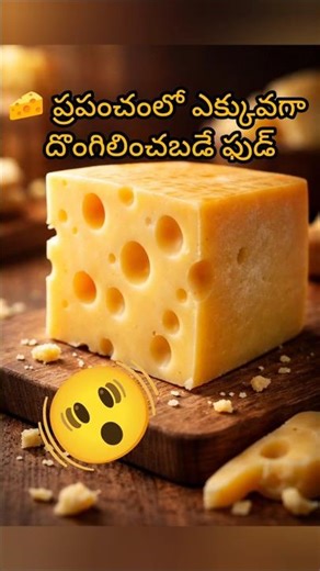 👉 Cheese Is the Most Stolen Food in the World 😱🧀 #facts #viral #cheesenews #shortvideo #shorts