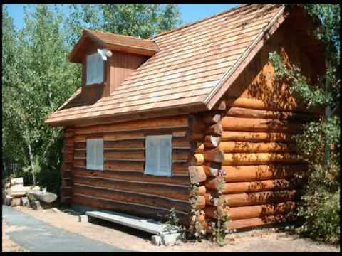 Custom Log Cabin Playhouse
