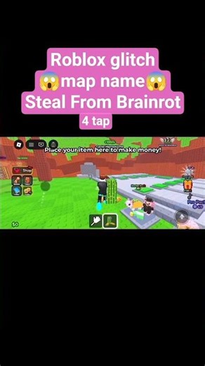 #roblox glitch map name Steal From Brainrot